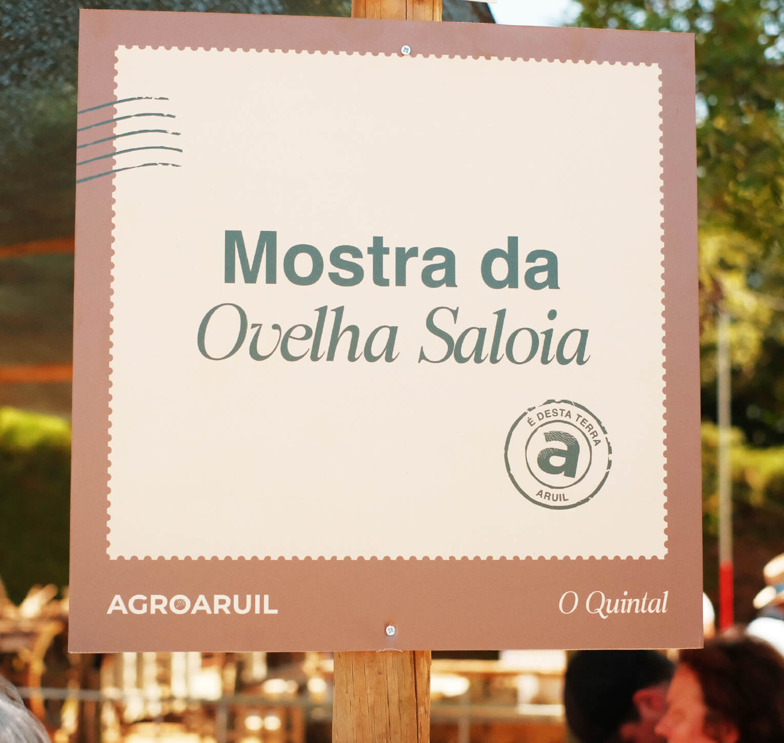 evento - AgroAruil pela GRINGO - sinalética Mostra da Ovelha Saloia