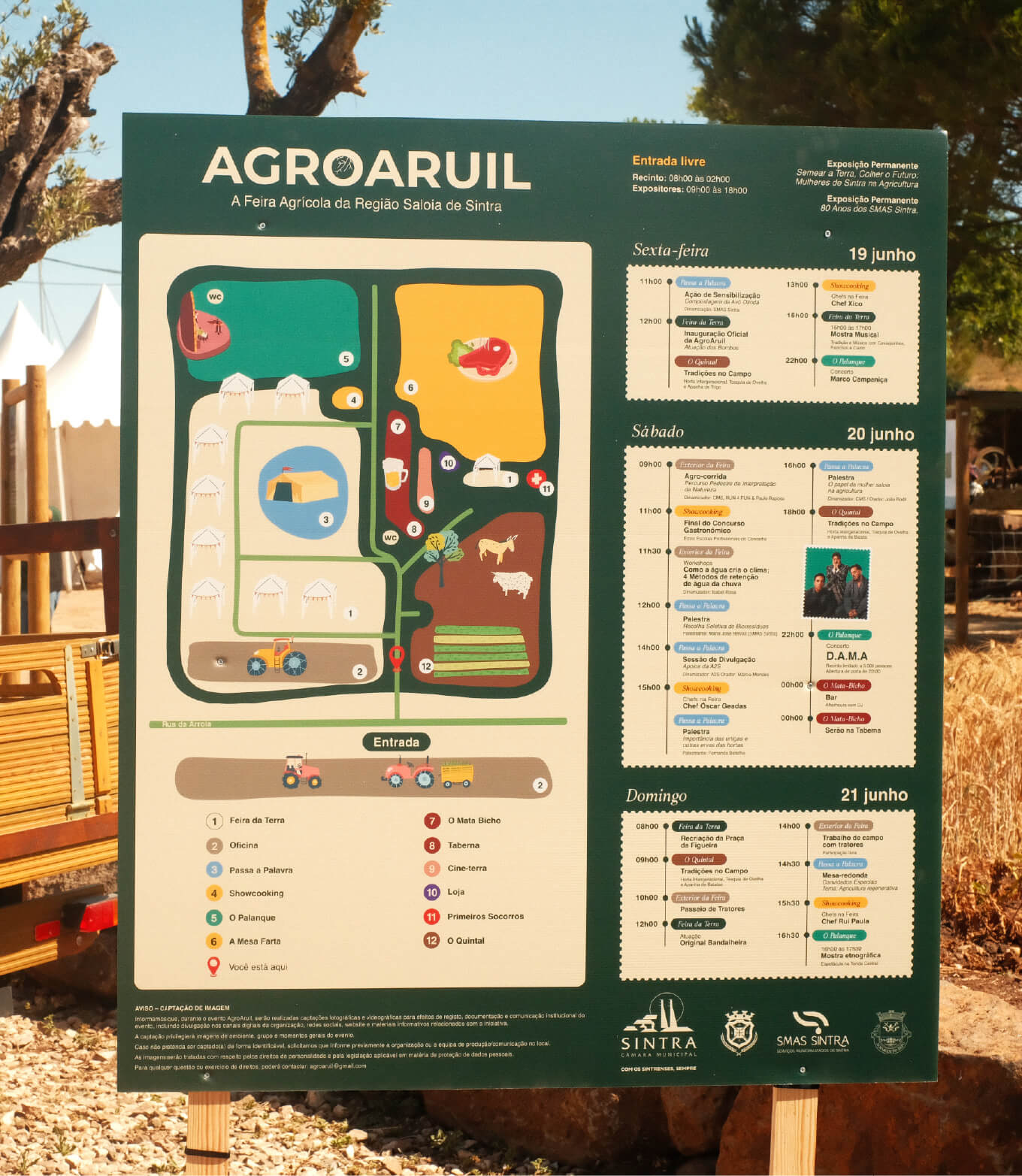 evento - AgroAruil pela GRINGO - sinalética geral