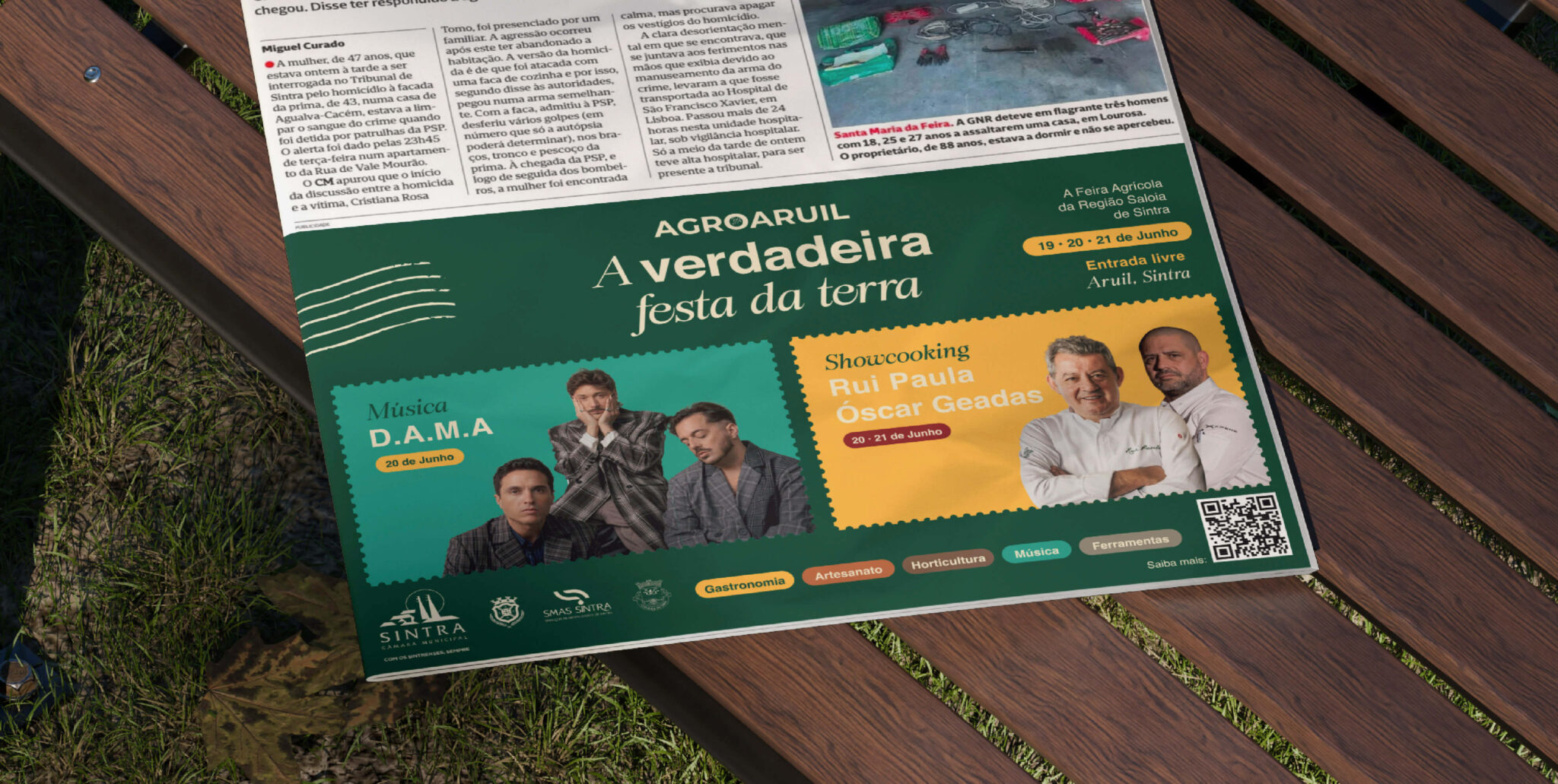 Publicidade de evento - AgroAruil pela GRINGO - anúncio de imprensa