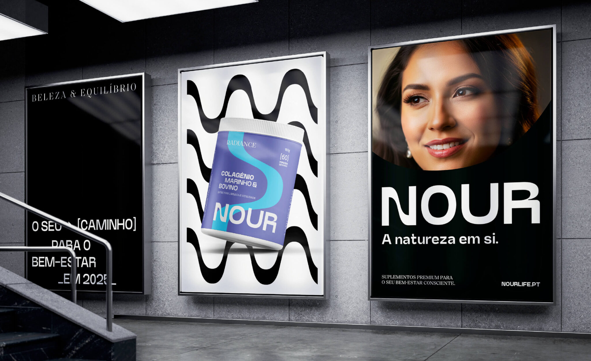 Naming e Branding -Nour pela GRINGO - logotipo, key visual e packaging