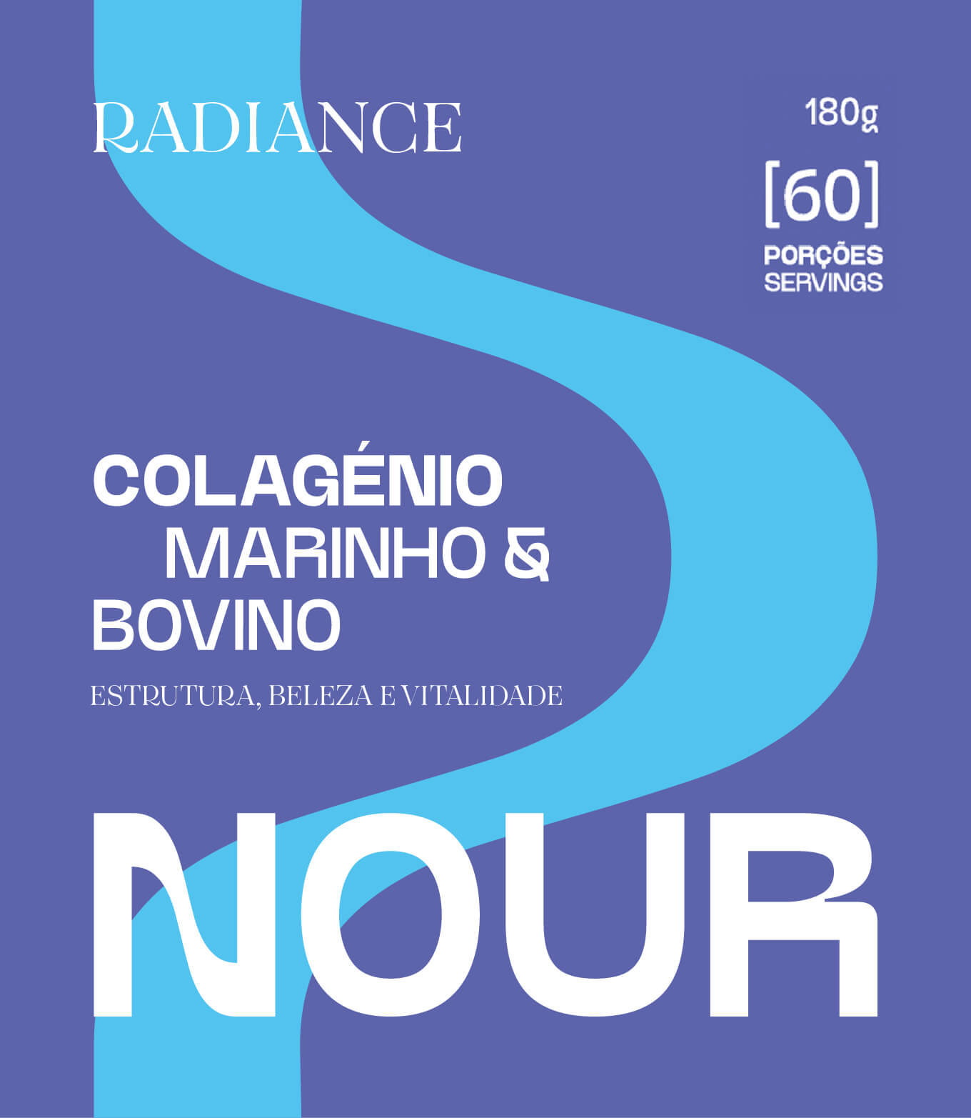 Naming e Branding -Nour pela GRINGO - rótulo colagénio