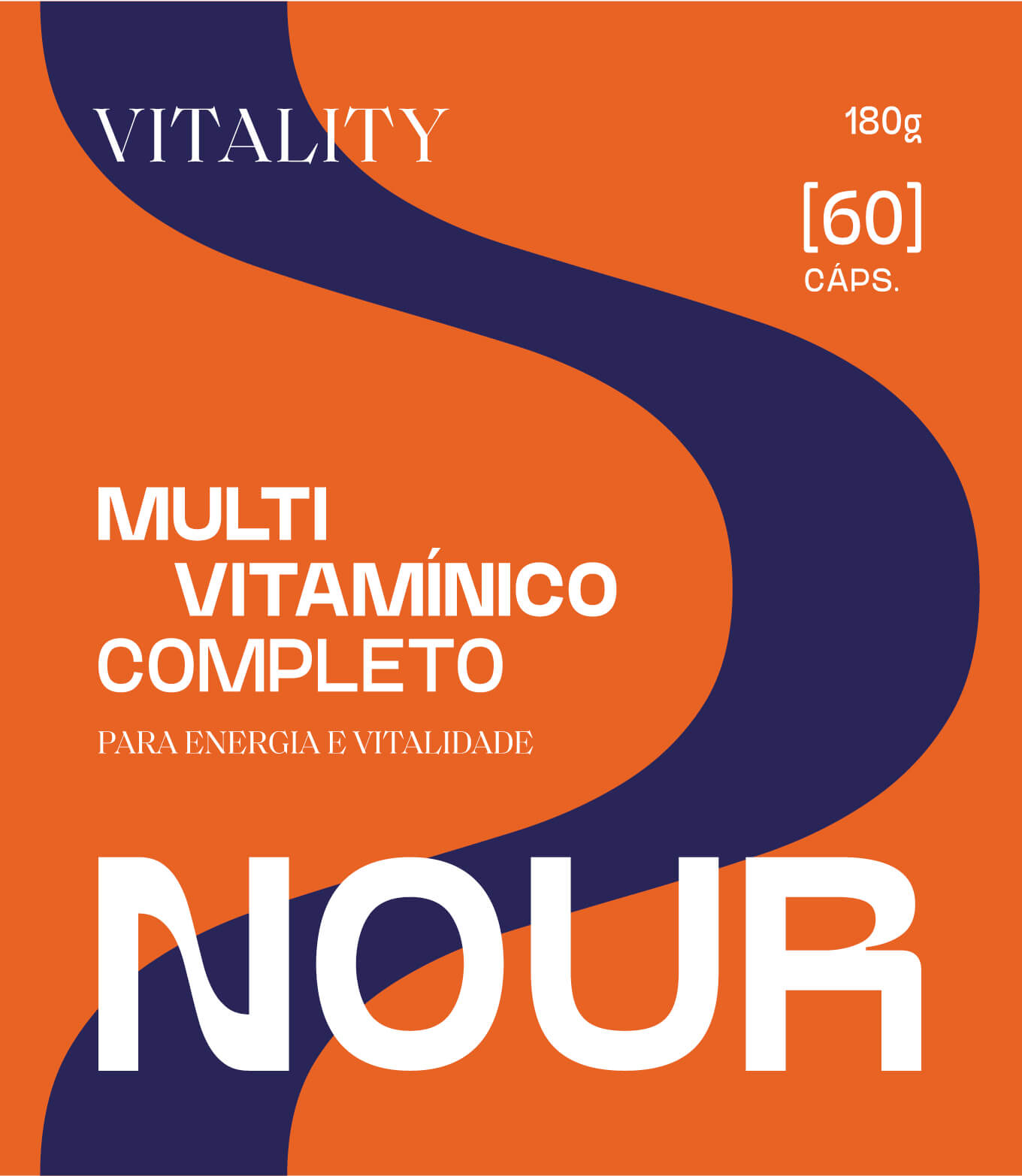 Naming e Branding -Nour pela GRINGO - rótulo multivitamínico