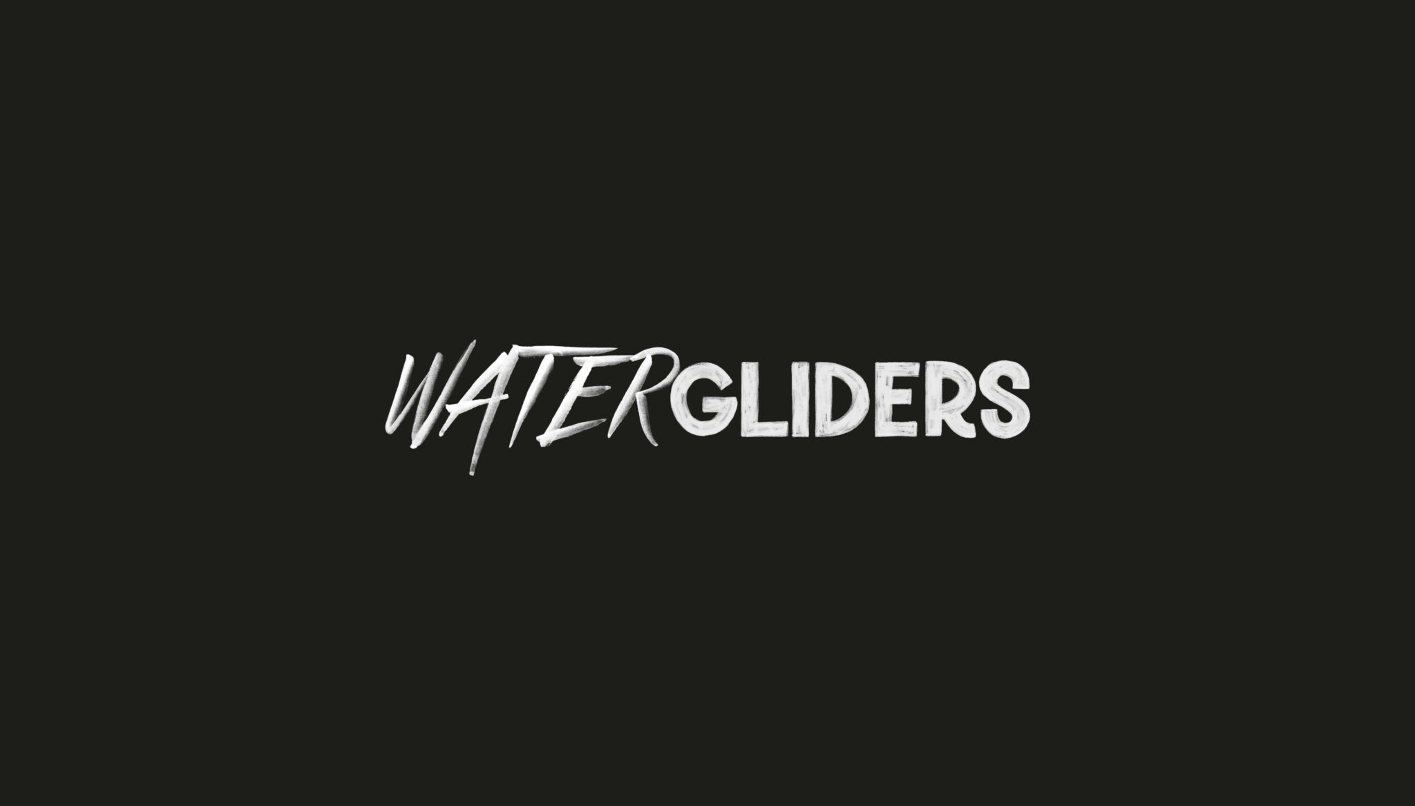 Rebranding de surf club - Watergliders pela GRINGO - logotipo horizontal