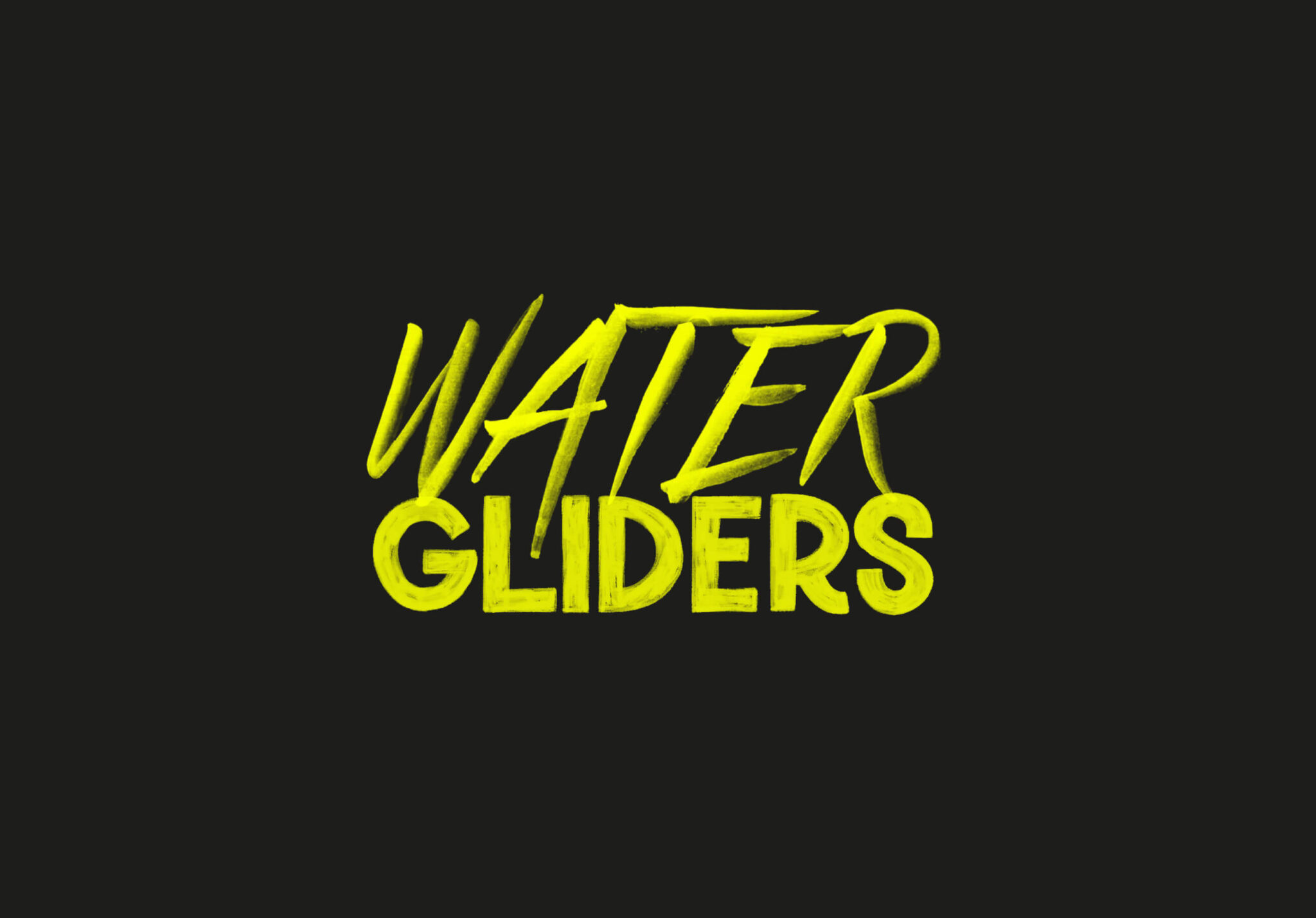 Rebranding de surf club - Watergliders pela GRINGO - logotipo vertical com cor