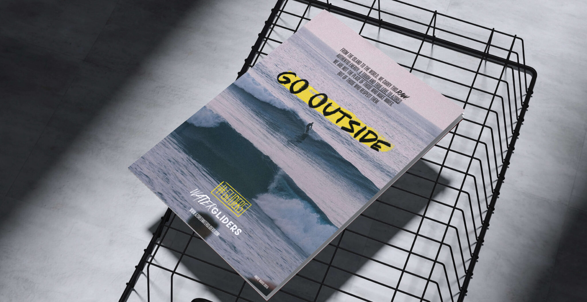 Rebranding de surf club - Watergliders pela GRINGO - anúncio de imprensa